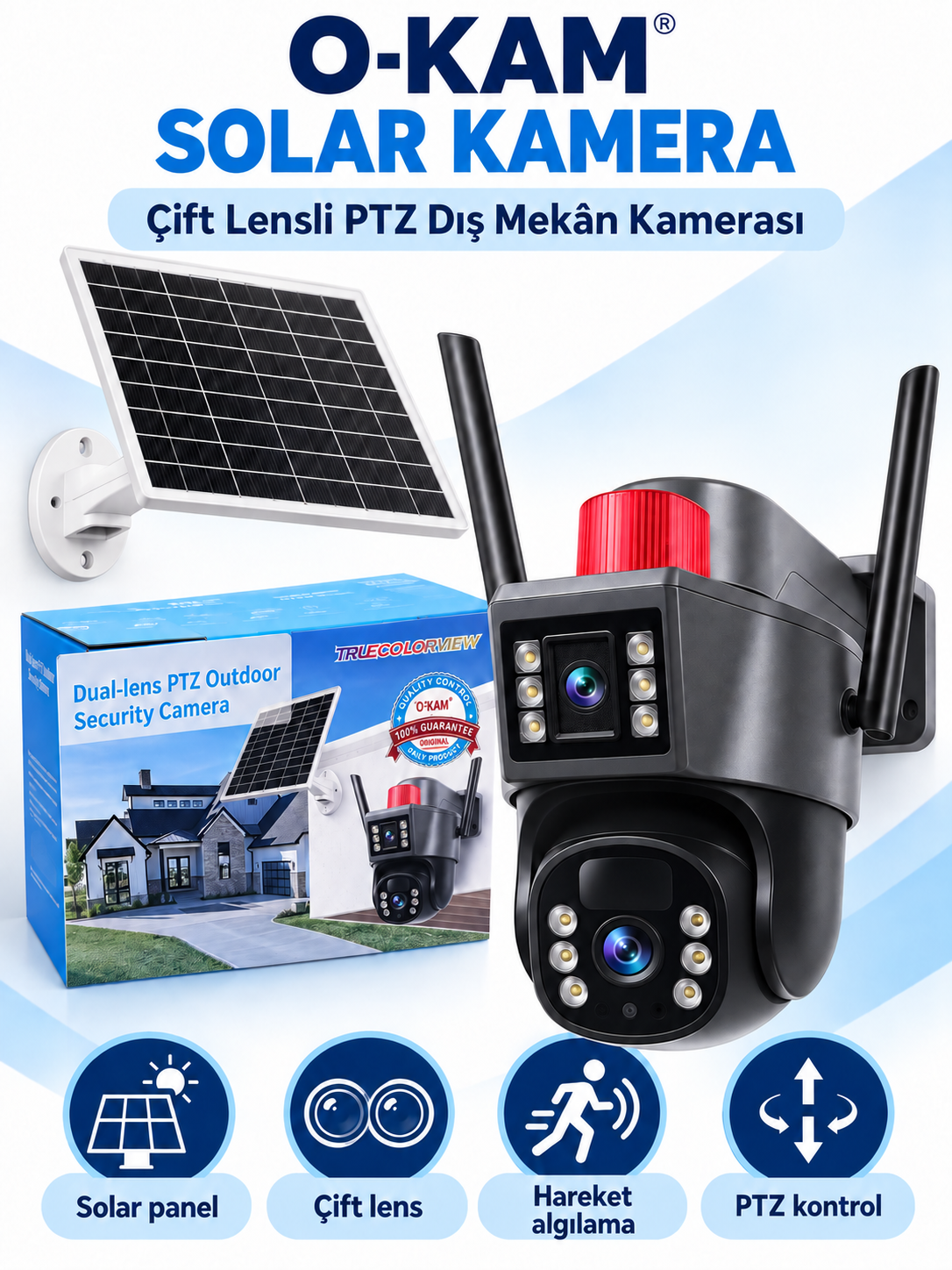 O-KAM Çift Lensli PTZ Solar Dış Mekân Kamerası ürün bannerı O-KAM Çift Lensli PTZ Solar Dış Mekân Kamerası ürün bannerı