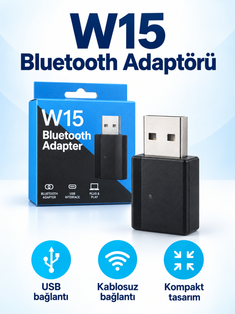 W15 USB Bluetooth Adaptörü ürün bannerı