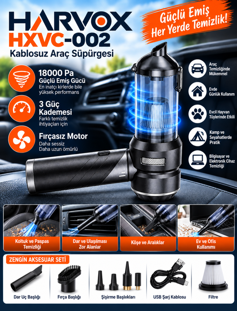 HARVOX HXVC-002 18000 Pa 3