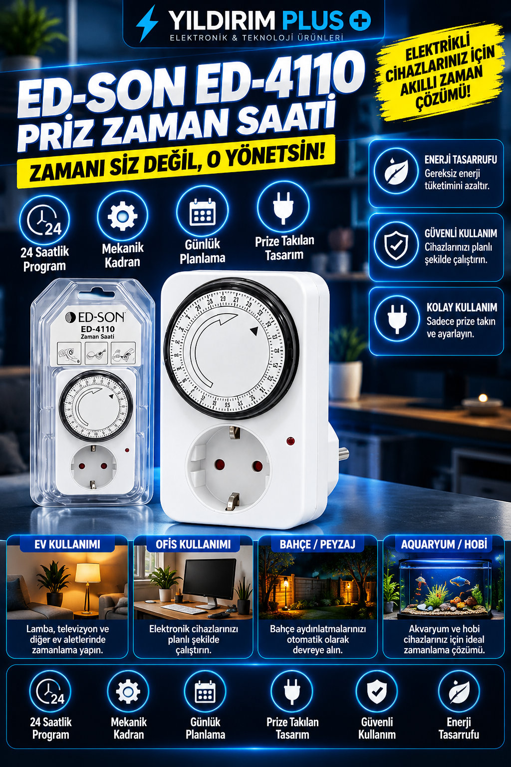 ed 4110 priz zaman saati tanıtımı ed 4110 priz zaman saati tanıtımı