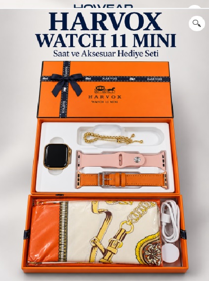 HARVOX Watch 11 Mini AMOLED Akıllı Saat – WhatsApp Mesaj Yanıtlama, Bluetooth Görüşme, 2 Kordon + Bileklik + Fular SEO BAŞLIĞI HARVOX Watch 11 Mini HARVOX Watch 11 Mini AMOLED Akıllı Saat