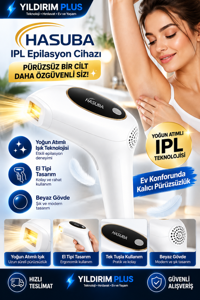 hasuba ipl ile pürüzsüz cilt