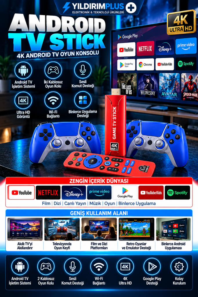 neon android tv stick oyun dünyası