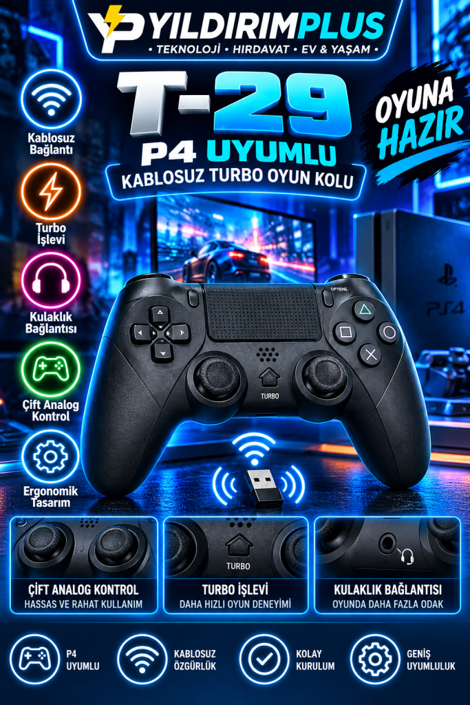 neon kablosuz oyun kolu reklamı