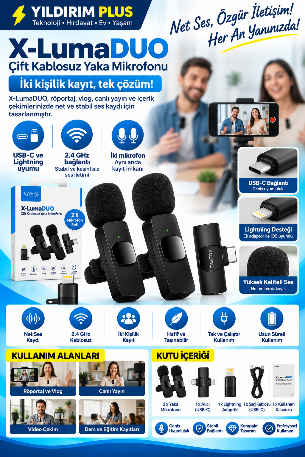 x lumaduo kablosuz mikrofon tanıtımı x lumaduo kablosuz mikrofon tanıtımı
