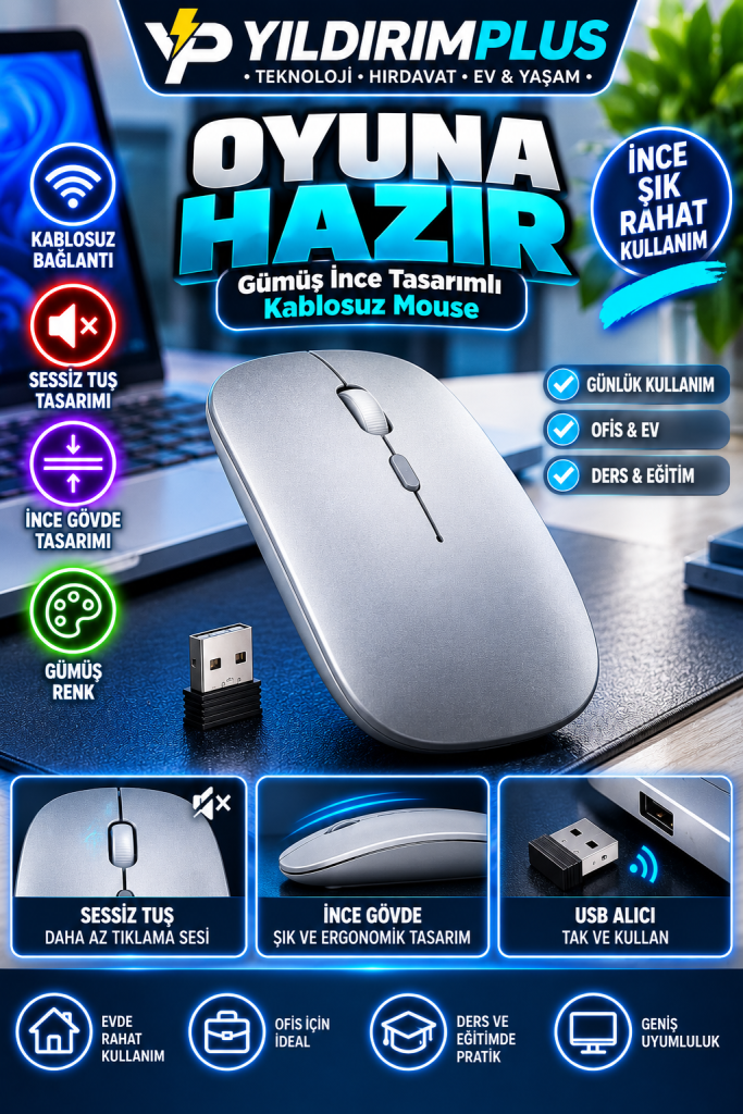 yıldırımplus kablosuz mouse tanıtımı