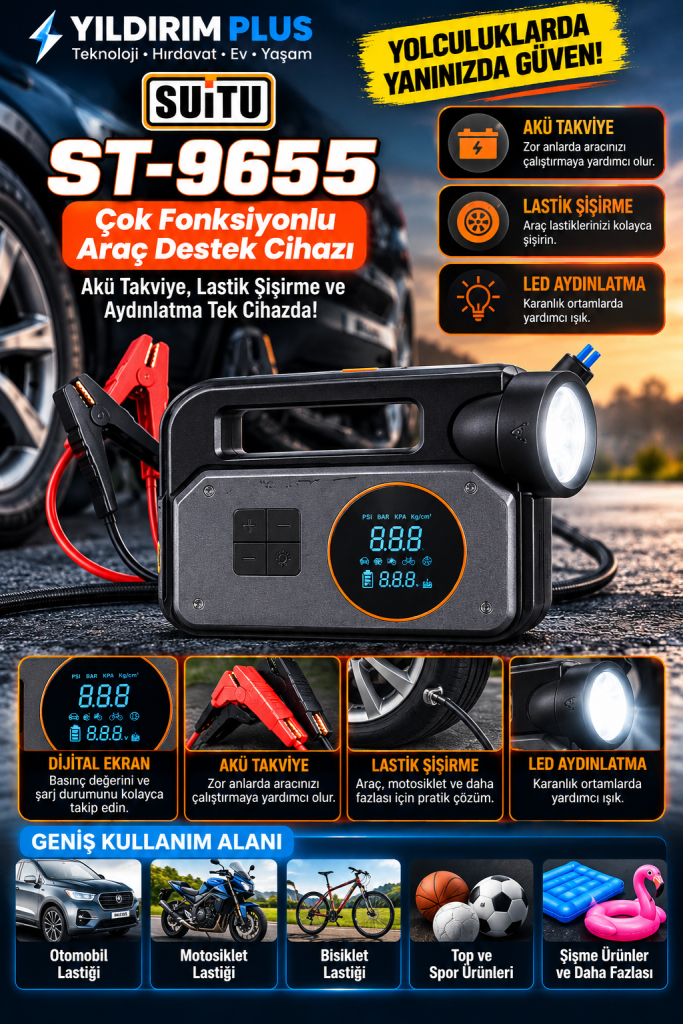 yolculuklar İçin Çok fonksiyonlu araç destek cihazı (1)