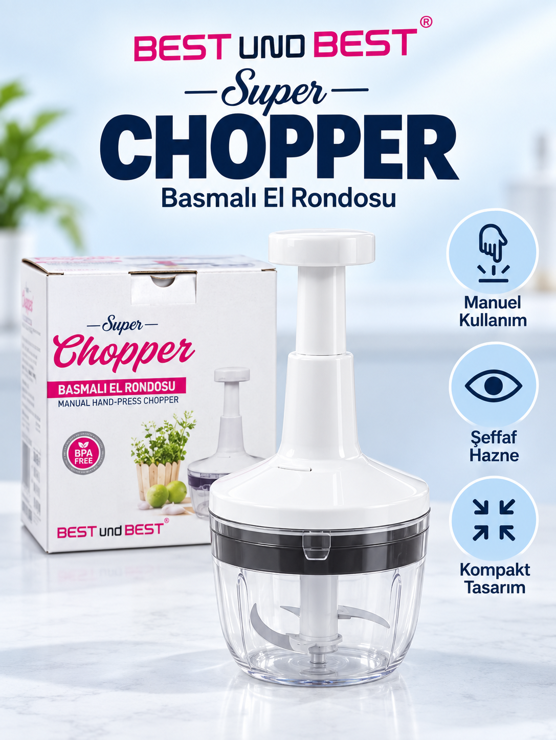 Best Super Chopper Manuel El Rondosu ürün bannerı Best Super Chopper Manuel El Rondosu ürün bannerı