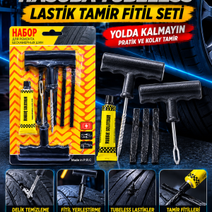 profesyonel tubeless lastik tamir seti posterleri