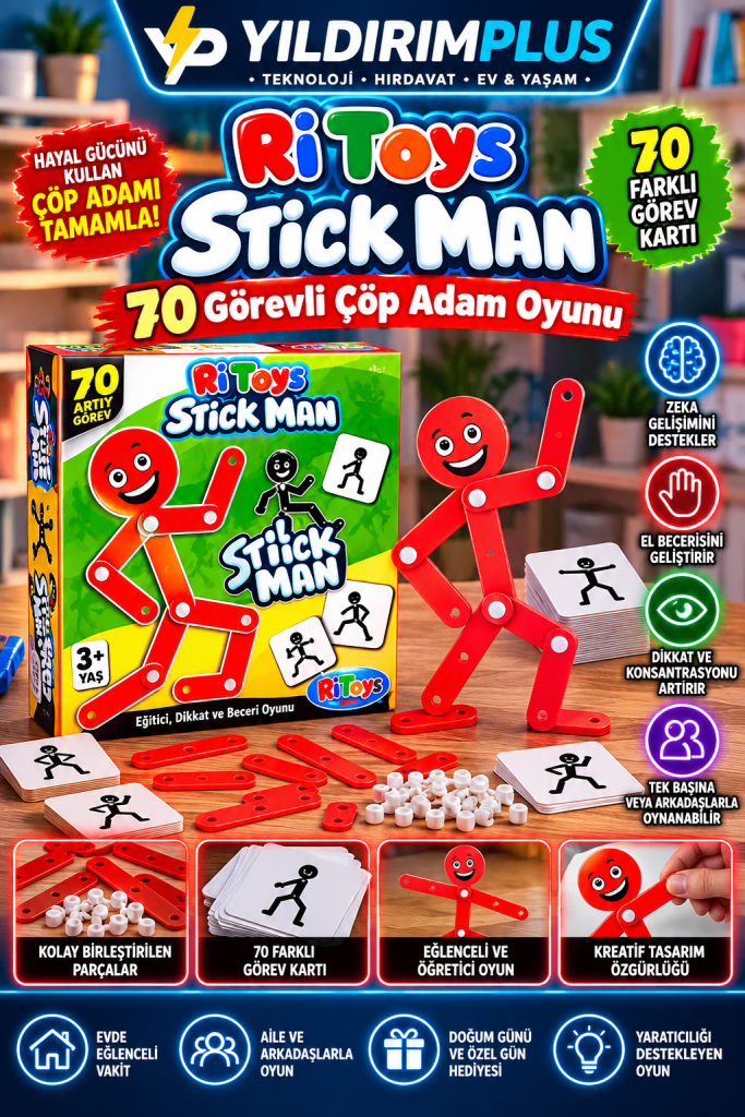 stick man eğitici oyun seti