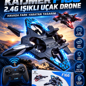 yildirim plus f166 neon drone reklamı