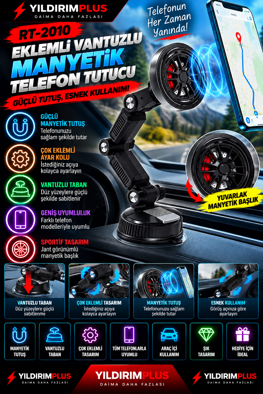 yıldırımplus manyetik telefon tutucu tanıtımı (1) yıldırımplus manyetik telefon tutucu tanıtımı (1)