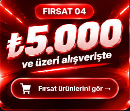 Sepette Ekstra Fırsat 04: ₺5.000 ve üzeri alışverişte fırsat ürünleri