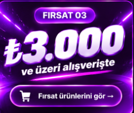 Sepette Ekstra Fırsat 03: ₺3.000 ve üzeri alışverişte fırsat ürünleri