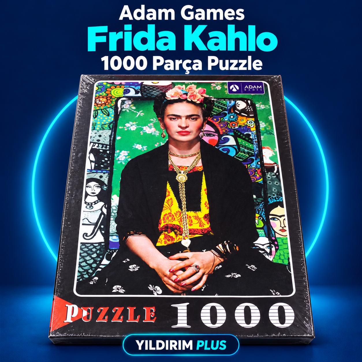Adam Games Frida Kahlo 1000 Parça Puzzle | YILDIRIM PLUS Adam Games Frida Kahlo 1000 Parça Puzzle ürün görünümü