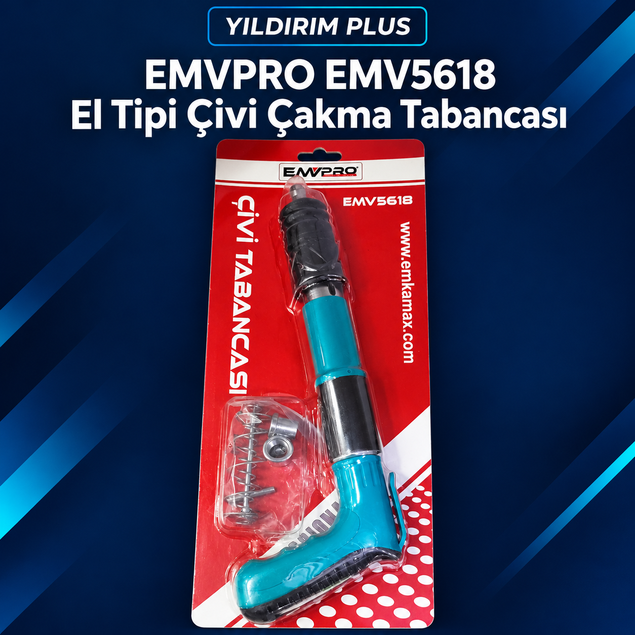 yp 1810 095 EMVPRO EMV5618 El Tipi Çivi Çakma Tabancası ürün görünümü